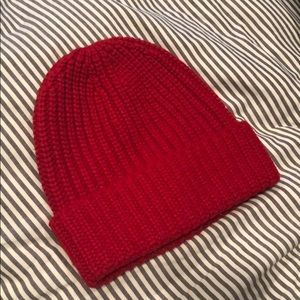 Red beanie (free if you buy from my closet!)